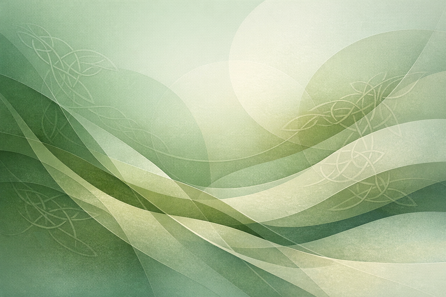Abstract therapeutic green waves